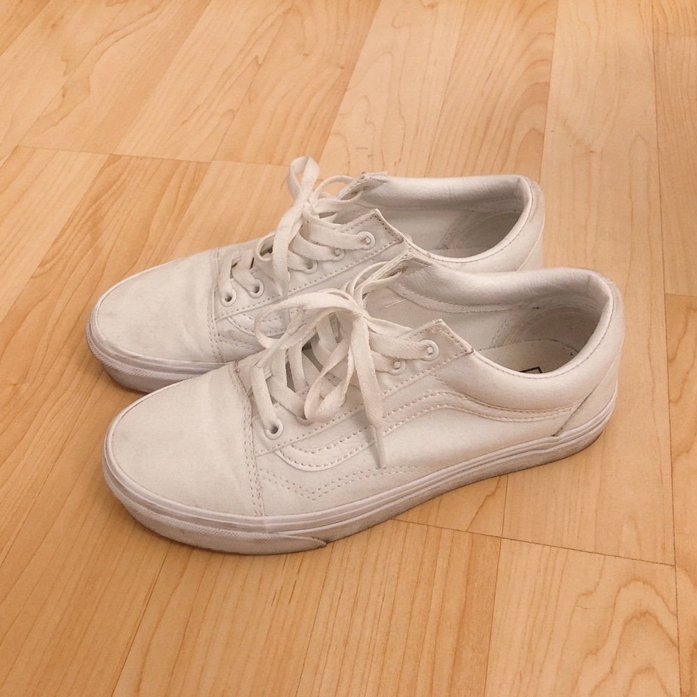 Vans white old skool sneakers